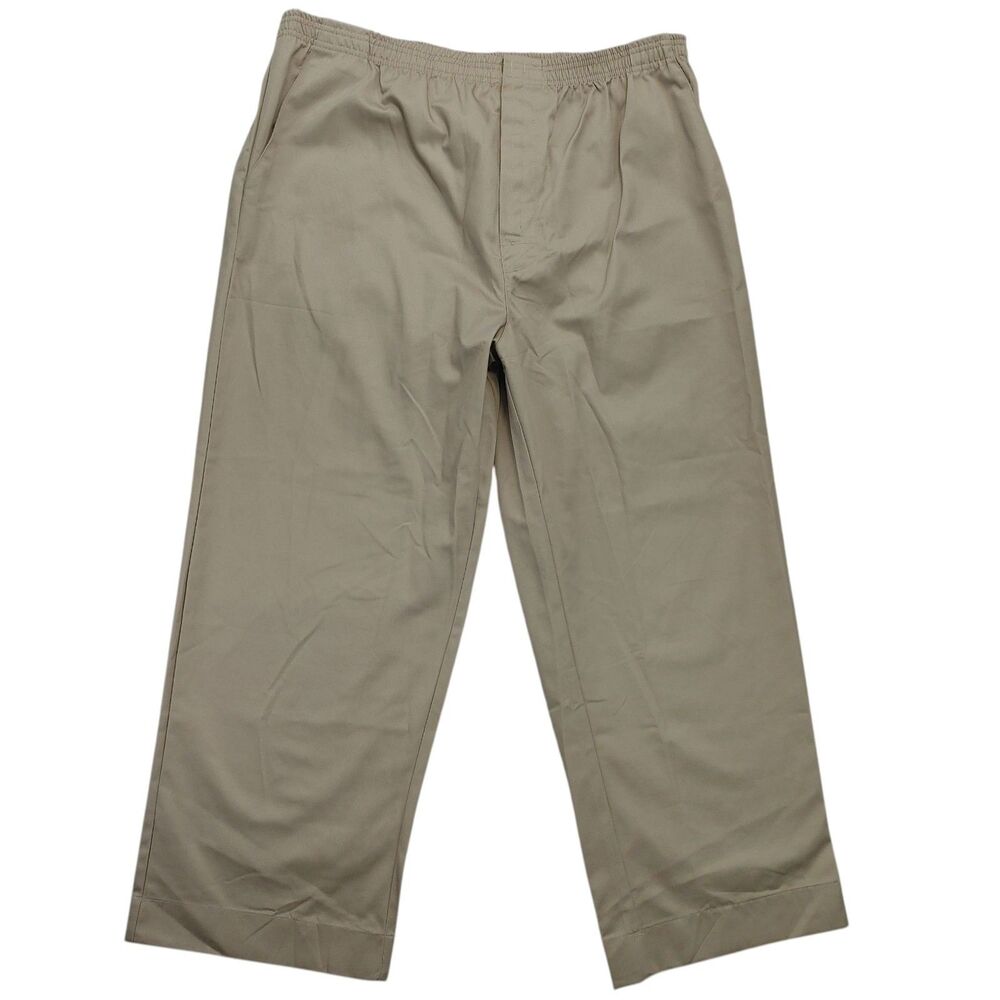 New Touch of Care Unisex Adaptive Elastic Waist Pants Biege Size 2X NWT